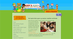 Desktop Screenshot of kodyskids.org